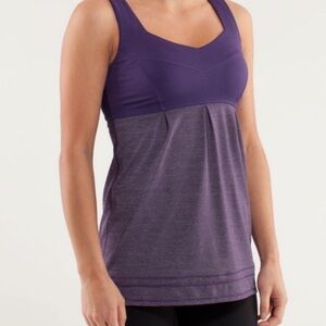 Lululemon Tame Me Tank In Grape